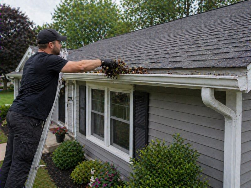 Rain Gutter Clearing in Frederick, MD
